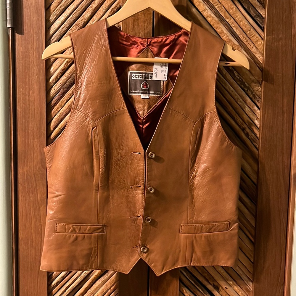 Shepler’s leather vest
